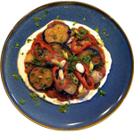 Turkish Warm Potato & Aubergine Salad Turkish Warm Potato & Aubergine Salad